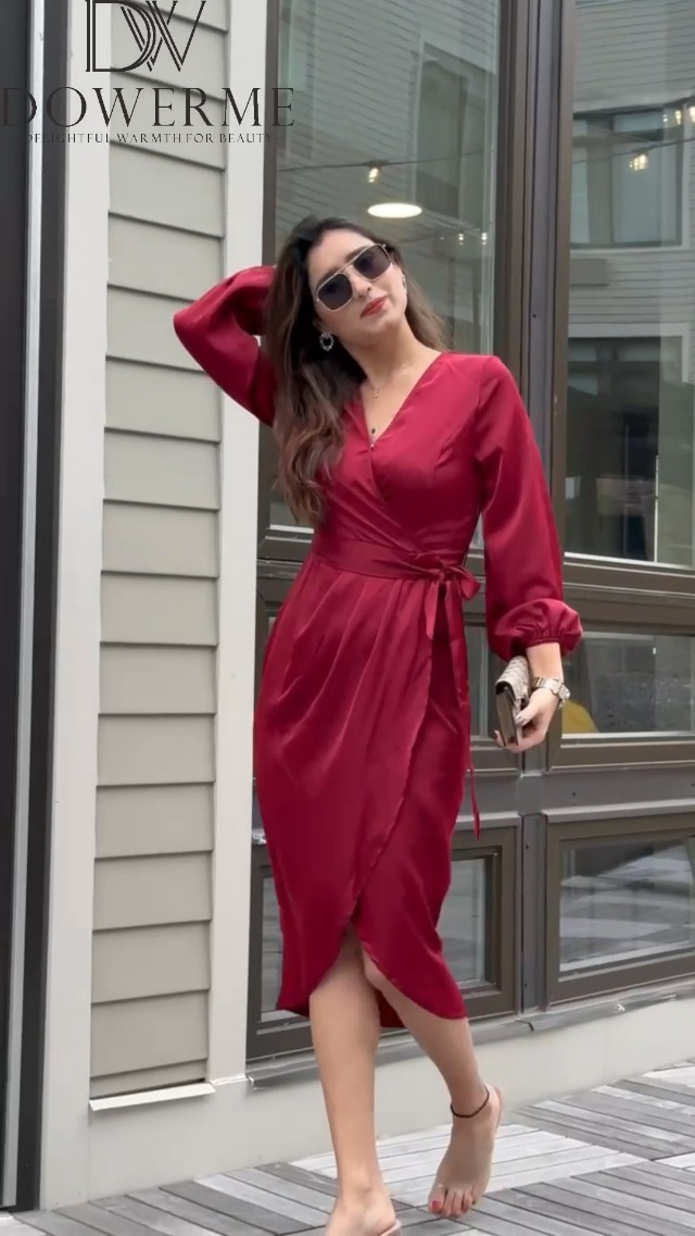 dark blue silk dress Whitney Dress long - Silk - Night Blue main image 0