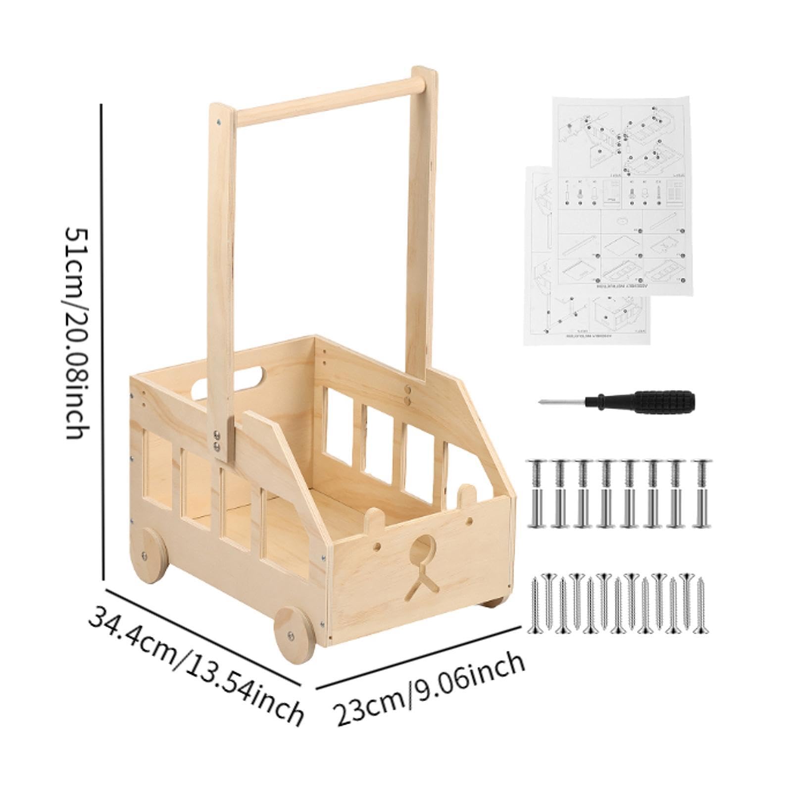 Cesto Regalo per Armadio per Baby Shower con Ruote per Bambini E Ragazzi