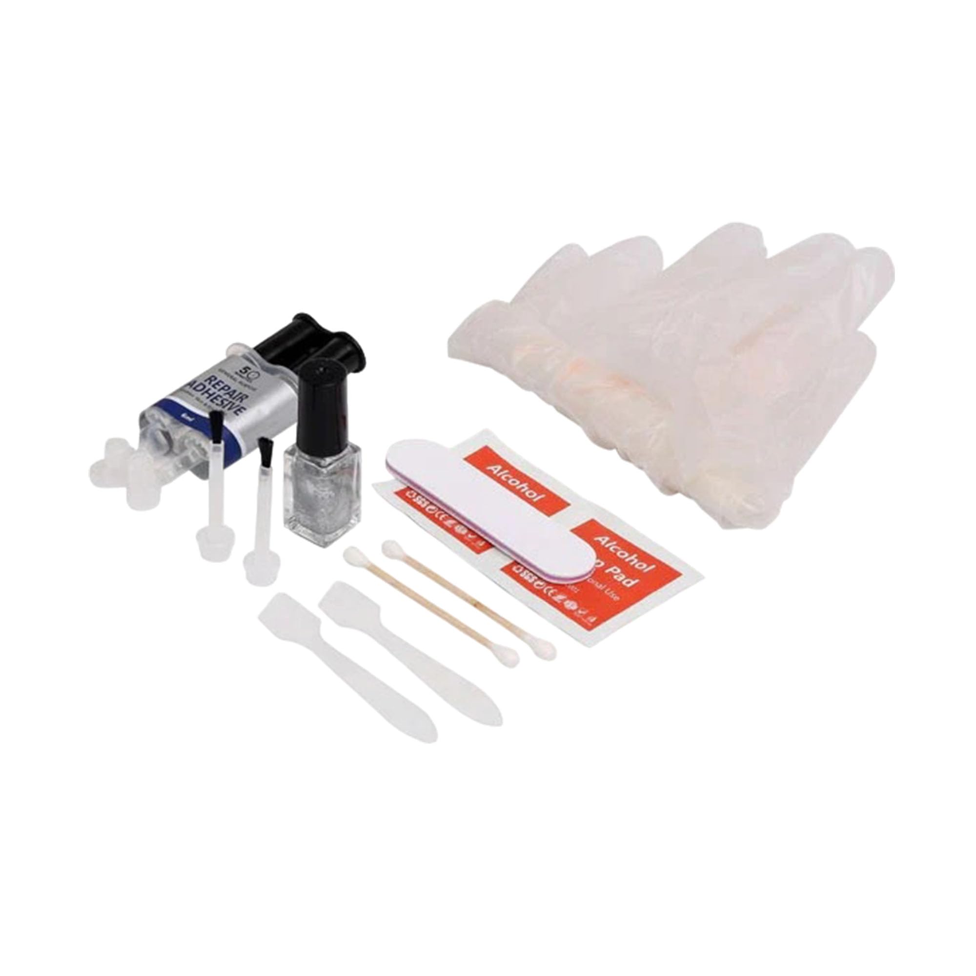 Neilsen CT5313 Alloy Wheel Repair Kit - Fix Curb Rash, Scratches, Dents on Alloy, Steel, Synthetic Wheels & Hubcaps - Includes Adhesive, Paint, Gloves, Tools