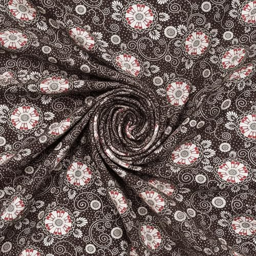 Image of Weave & Decor Super Soft Super Comfortable 144 TC 90x90 inches Printed Cotton Double Bed Bedsheet with Two Pillow Covers