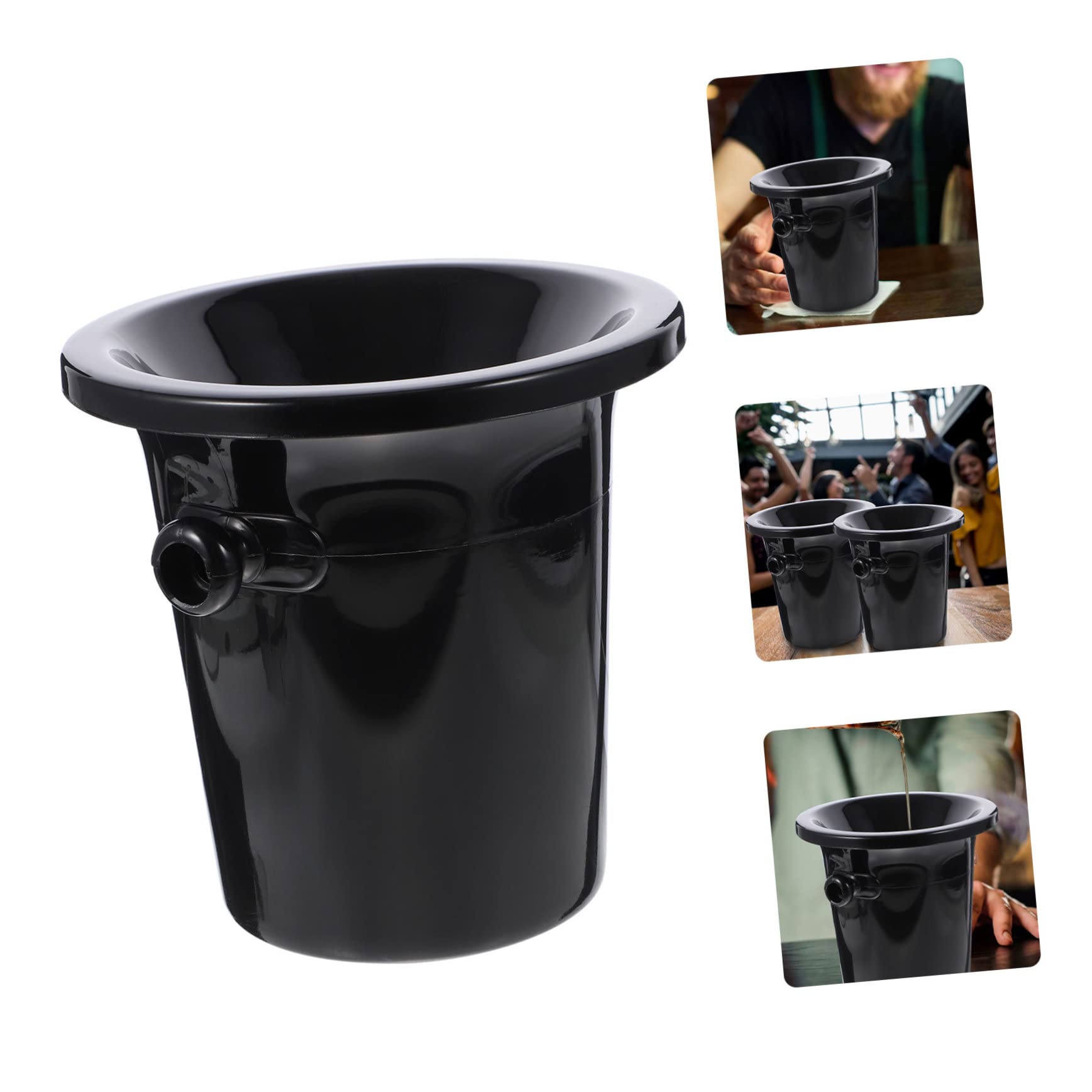 SOLUSTRE Cubo de 3 piezas, barril de pincho, accesorios para nevera, accesorios para bañera, cubo de hielo, cubo de hielo, cubo de hielo, cubo de hielo, cubo de vino, cubo de vino, cubo de escupir