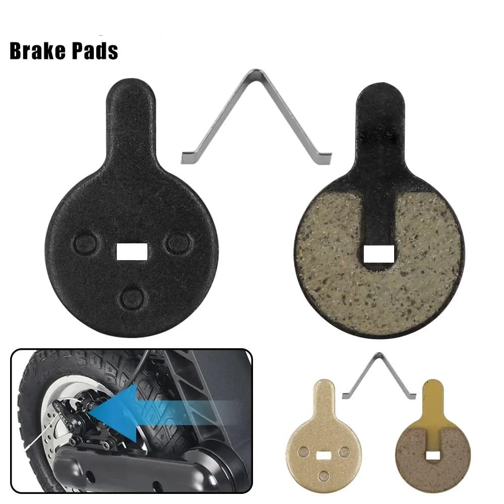 Frein scooter 6 paires de plaquettes de frein for scooter électrique, compatibles avec KUGOO KUKIRIN G-Booster G2 Pro Kick Scooter, pièces de rechange for disque hydraulique de vélo frein de vélo élec