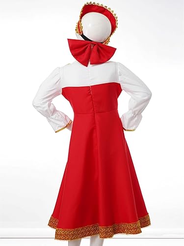 Miniatura 3 de Yartina Vestido de burbuja para niñas Brithday Princess Cosplay Party Russian Traditional Dress-up Faldas sueltas