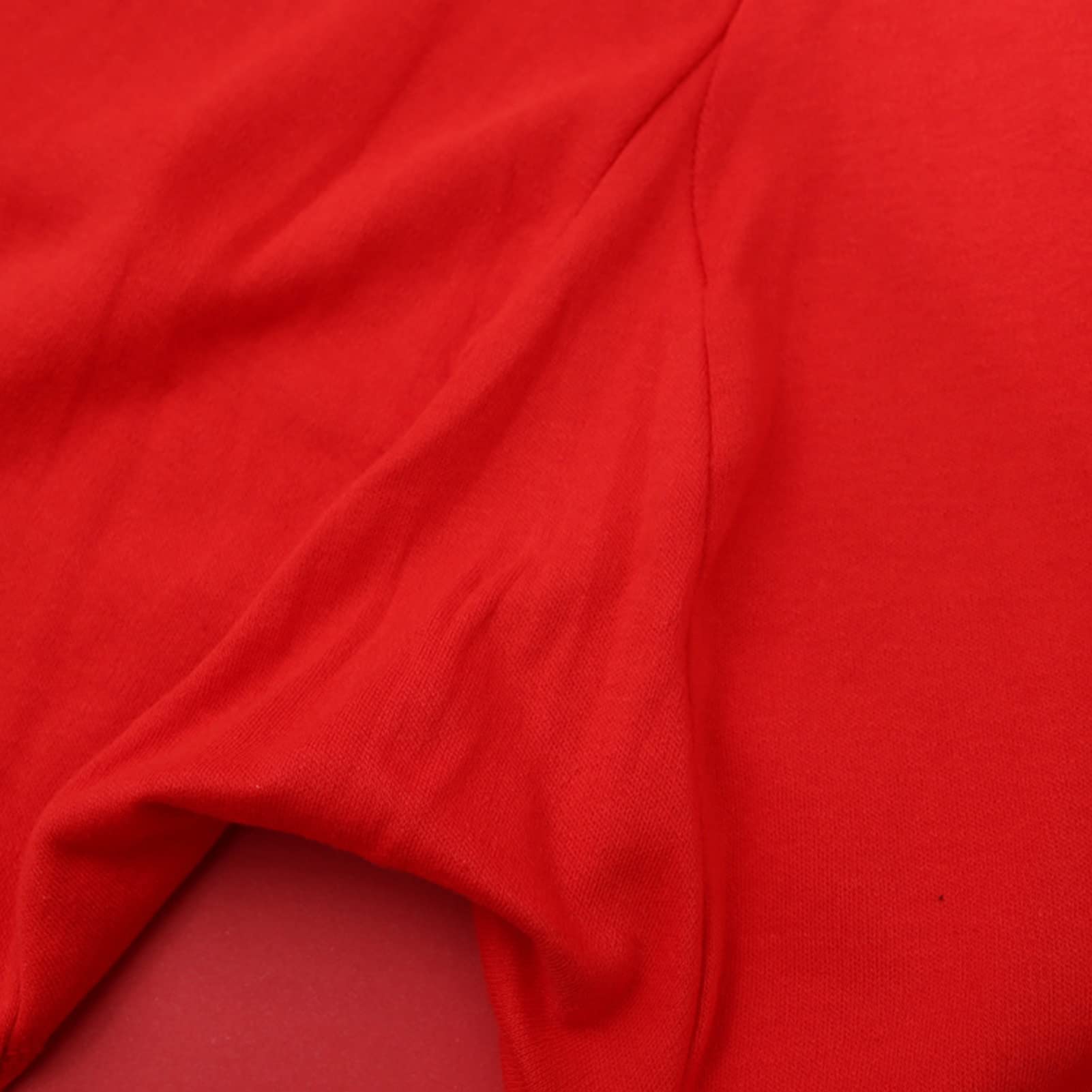 100% Bawełniana Warstwa Podstawowa Zestaw Dla Kobiet W Średnim Wieku Czerwona Luźna Długa Bielizna Damska Bielizna Termiczna Zestaw Górny I Dolny (Color : Rot, Size : XL/X-Large)