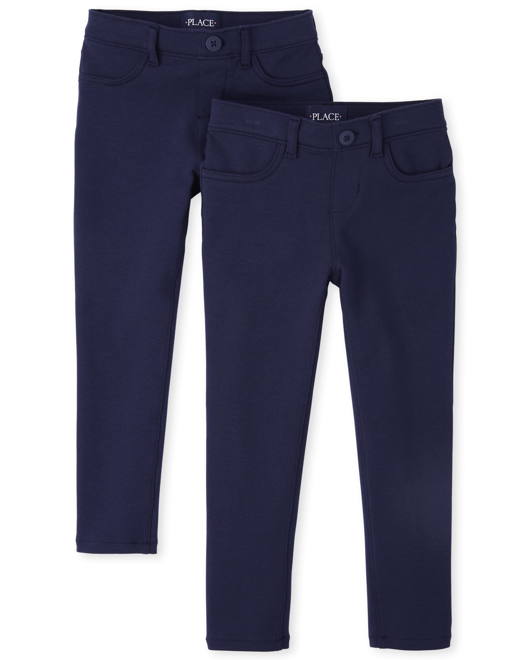 The Children's PlaceGirls' Ponte Knit Pull on Jeggings,multipacks