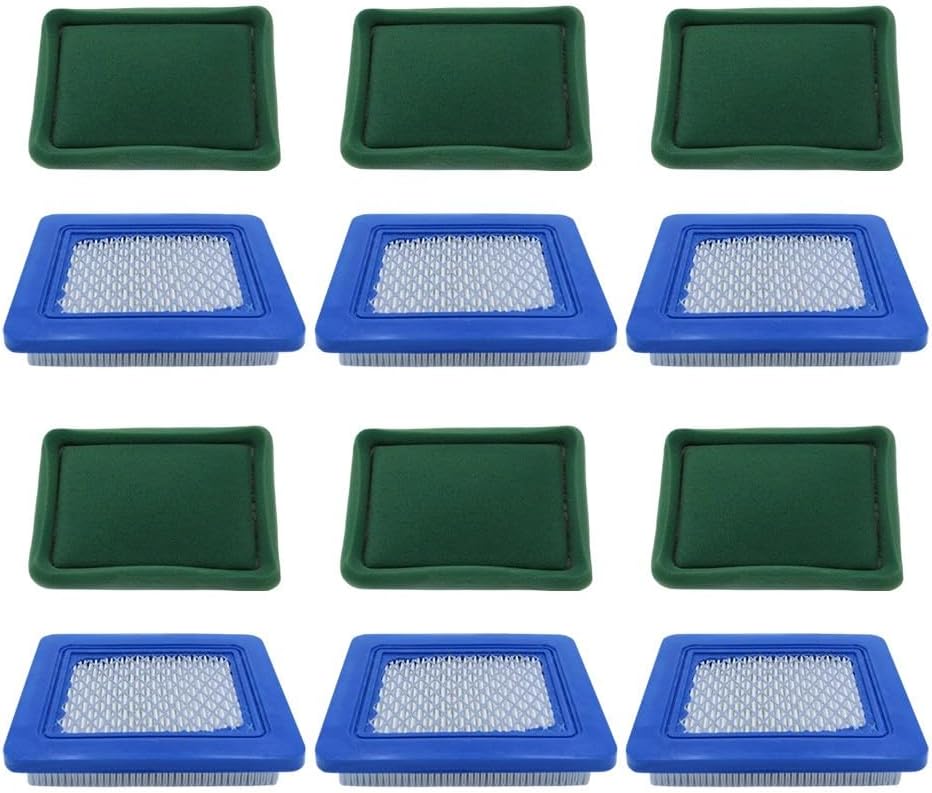 Air Filter And Pre Filter Set For Quantum Total Horsepower Lawnmowers Compatible With 491588S 491588 399959 4915885 4915886 4915888(6set)