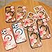 HYUEKOKO Magnetic for iPhone 15 Case [Compatible with MagSafe] Cute Trendy Hibiscus Flower Pattern Design for Summer Hawaiian, Translucent Shockproof Protective Case for Girls Women-Pink