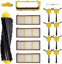 aoteng Accessories Kit for Shark ION RV700 RV720 RV750 RV750C RV755 Robot Vacuum Cleaner Replacement Parts Pack of Main Brush, Filter, Side Brush, Main Brush Cover, Cleaning Tool