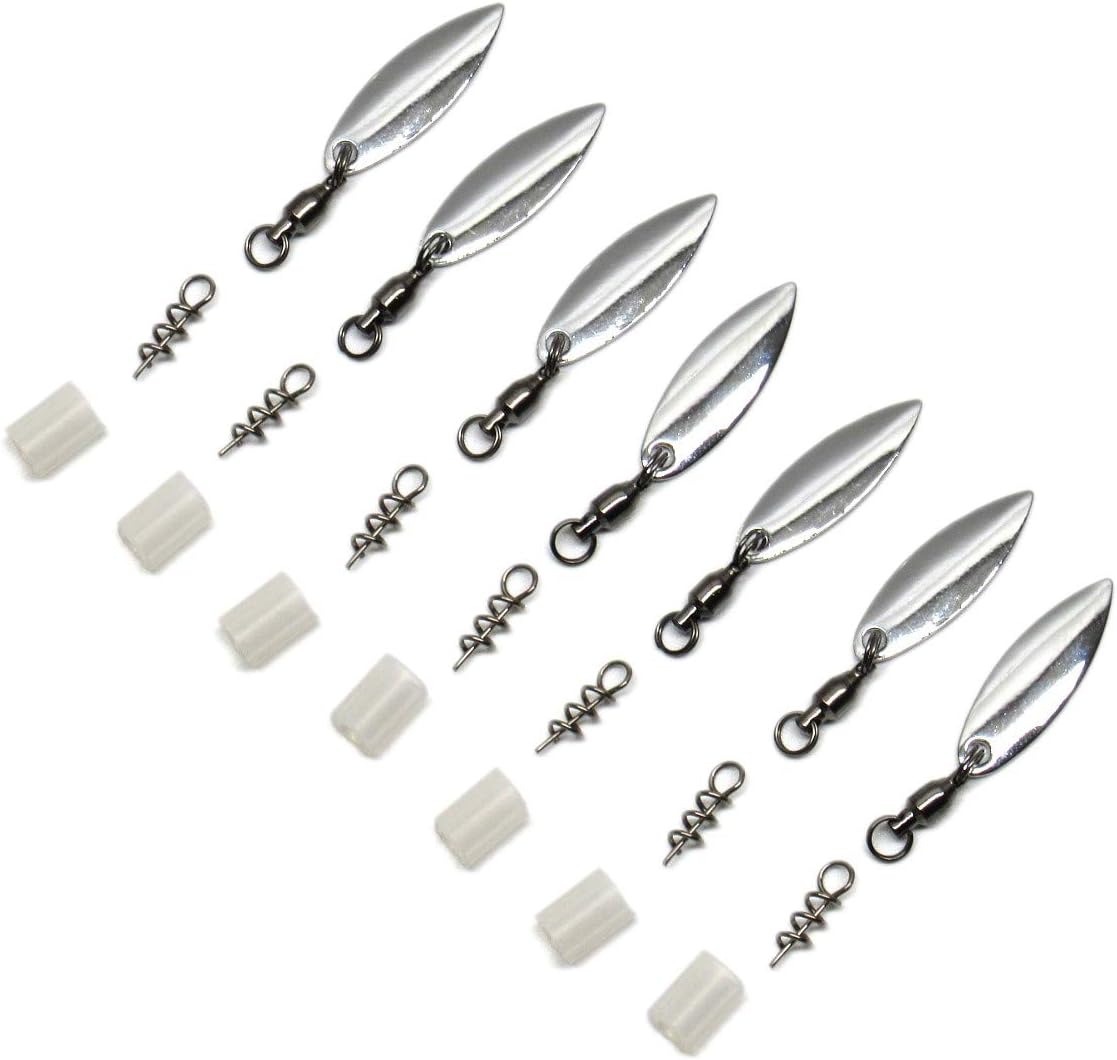 Harmony Fishing Company [7 Pack] Tail Spinners (Hitchhikers for Soft