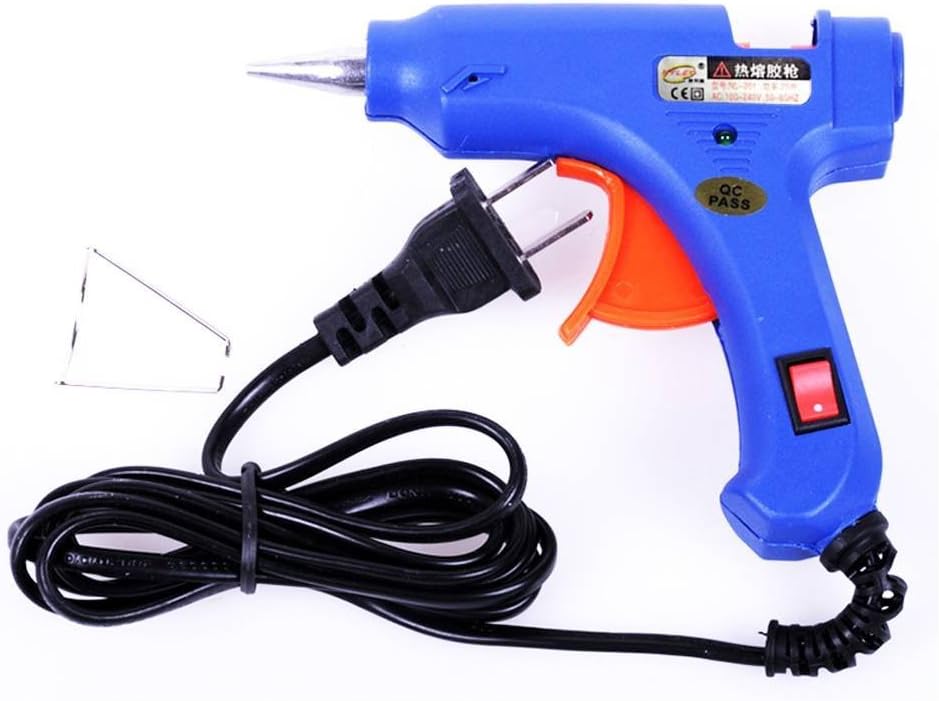 Yoohe Mini Hot Melt Glue Gun with 10pcs Glue Sticks High