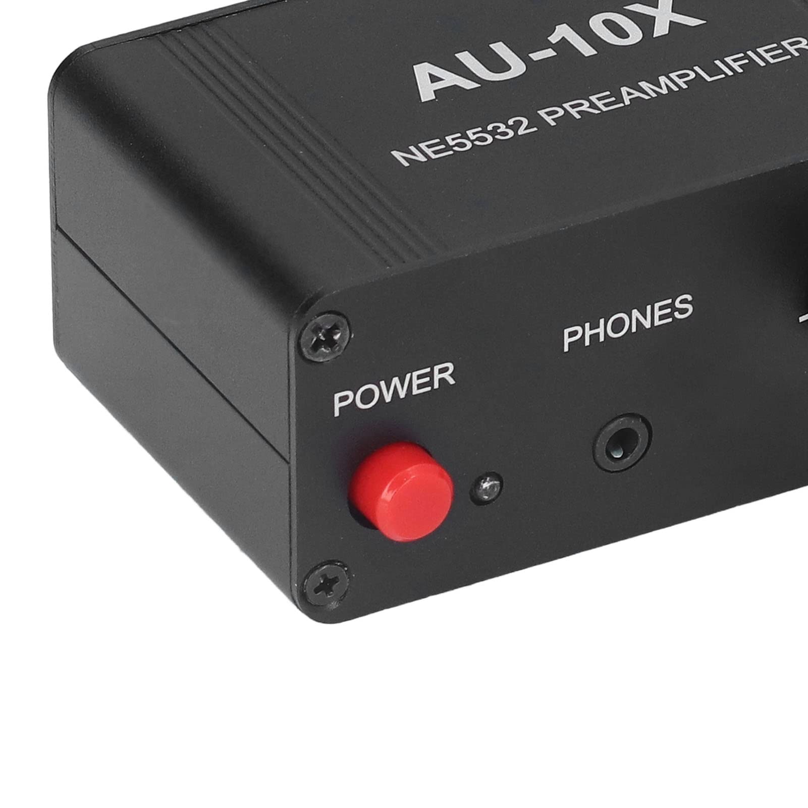 ciciglow Mini Preamplificatore Stereo, Amplificatore per Cuffie 20Db con Presa a Innesto, Preamplificatore Fono HiFi Interamente in Metallo per Registrazioni, Feste, Eventi dal Vivo
