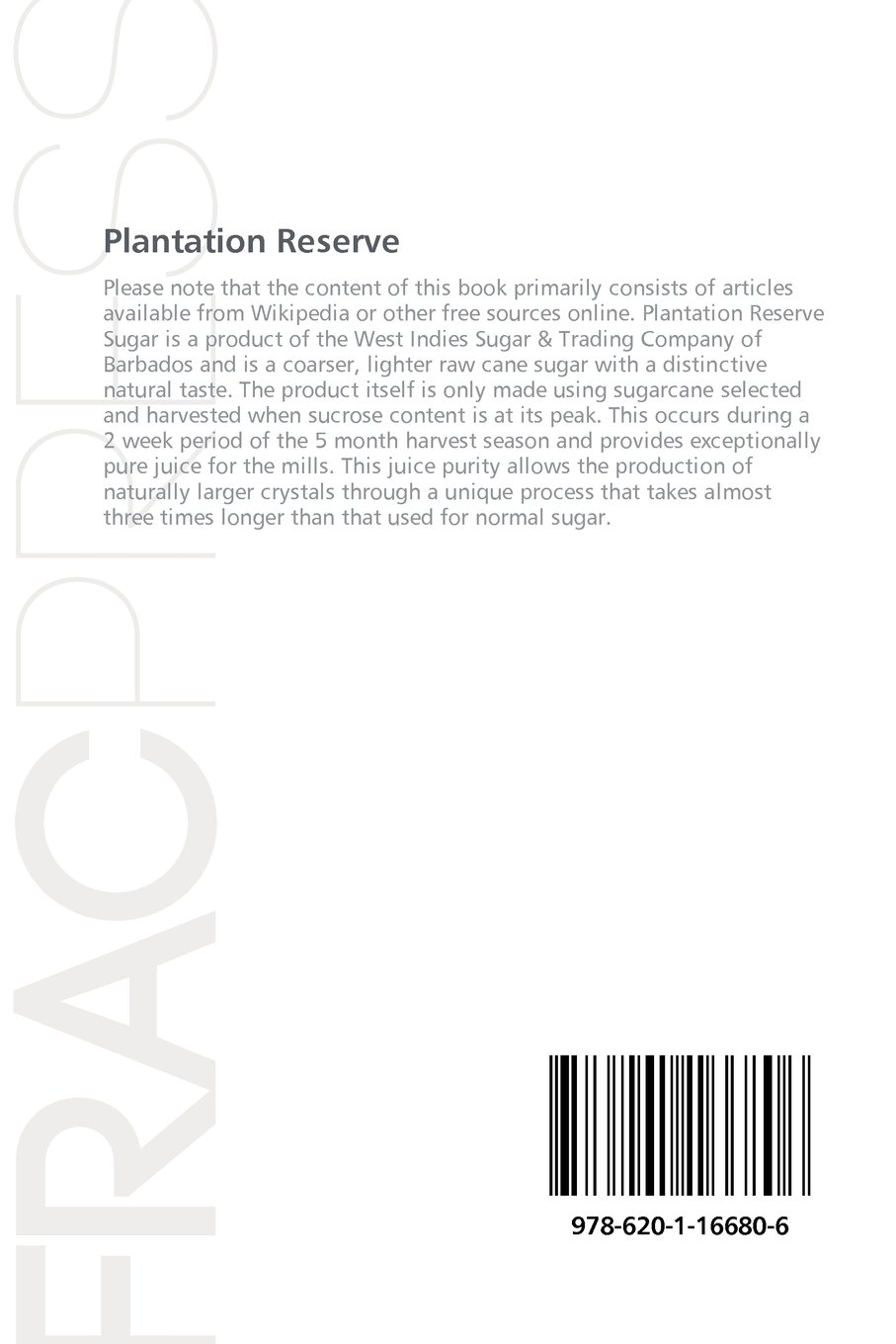 Plantation Reserve: Sugar, Sugarcane, Crème Brûlée, Sauce, Dessert, Caramel