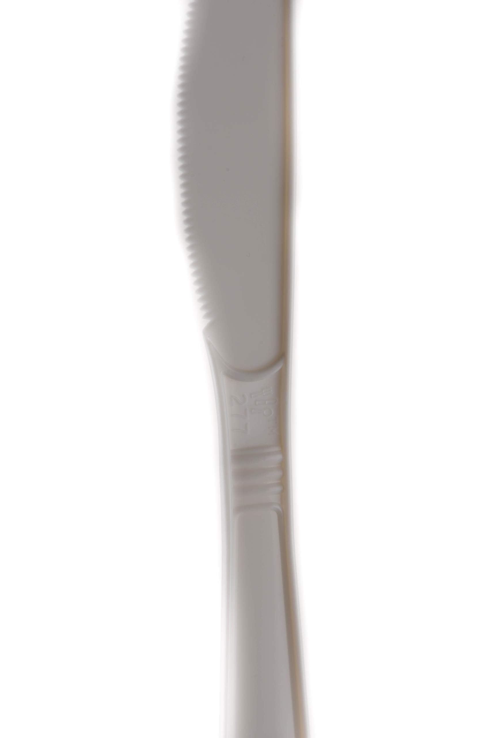 Heavy Weight Plastic Knives White 2000pcs - Disposable Cutlery Knives, Recyclable, Knife - Great for Parties, Office, BBQ, Restaurants and Togo