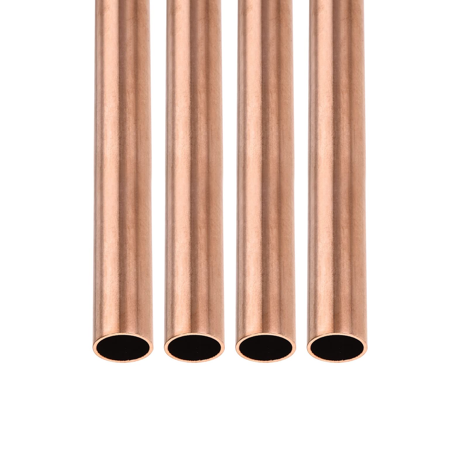 2Pack 14mm X 1mm X 200mm(ODxWall TxL) Copper Tube Round Metal Tubing