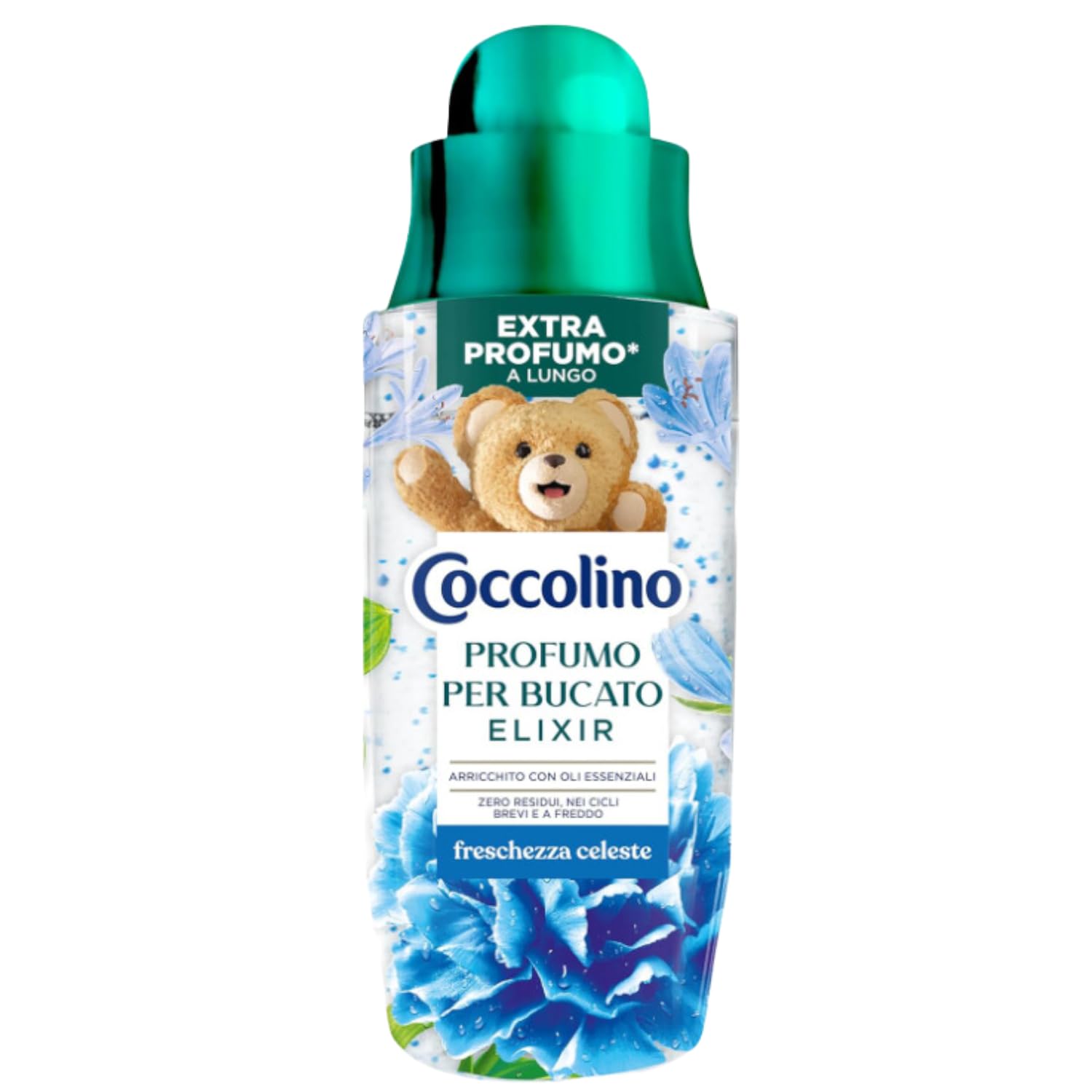 Profumo per Bucato Elixir Freschezza Celeste – 342 ml kit con Spugna Brandizzata SPESA & RISPARMIO Inclusa – Variazioni 4/8/12 Pezzi (8)