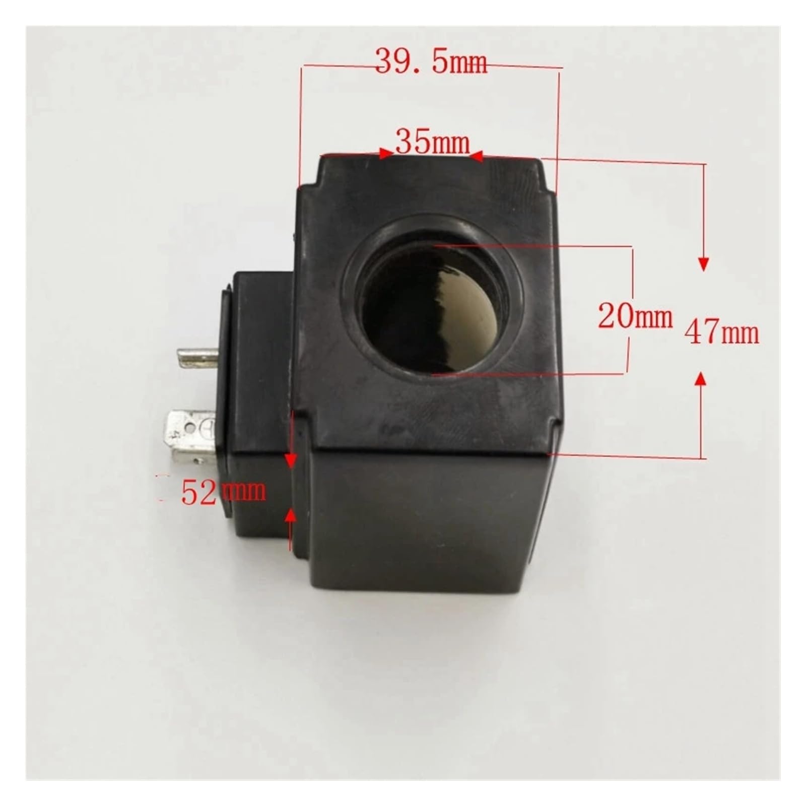 20 mm pneumatische Steuermagnetventilspule – 12 V/24 V DC und 110 V/220 V AC kompatibel for die industrielle Automatisierung(AC110V)