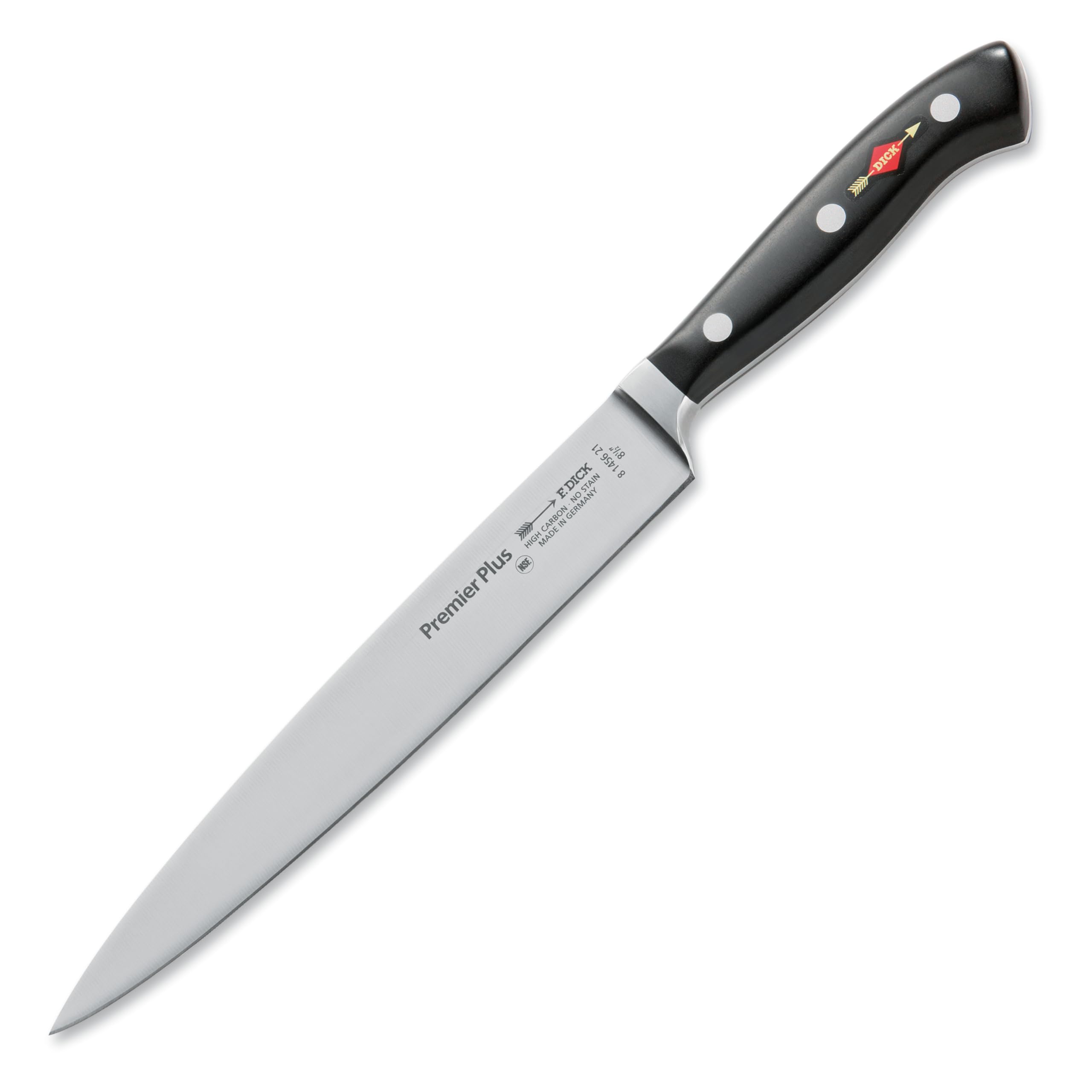 F. Dick Premier Plus Tranchiermesser (Klingenlänge 21 cm, Kochmesser, Universalmesser, Küchenmesser, Härte 56°, Messer) 81456212
