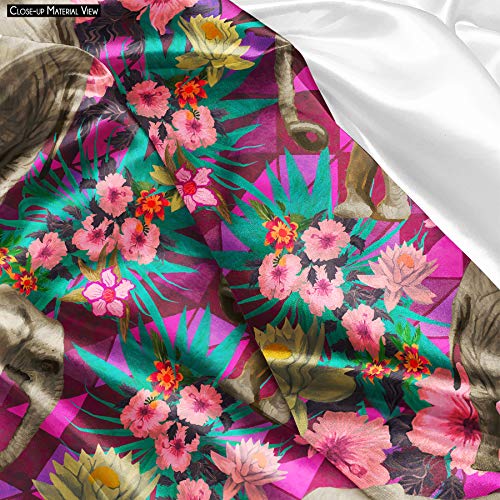 Image of ArtzFolio Elephant Pattern D1 | Pouch Wrist Potli Bag | Bag for Weddings & Casual Parties