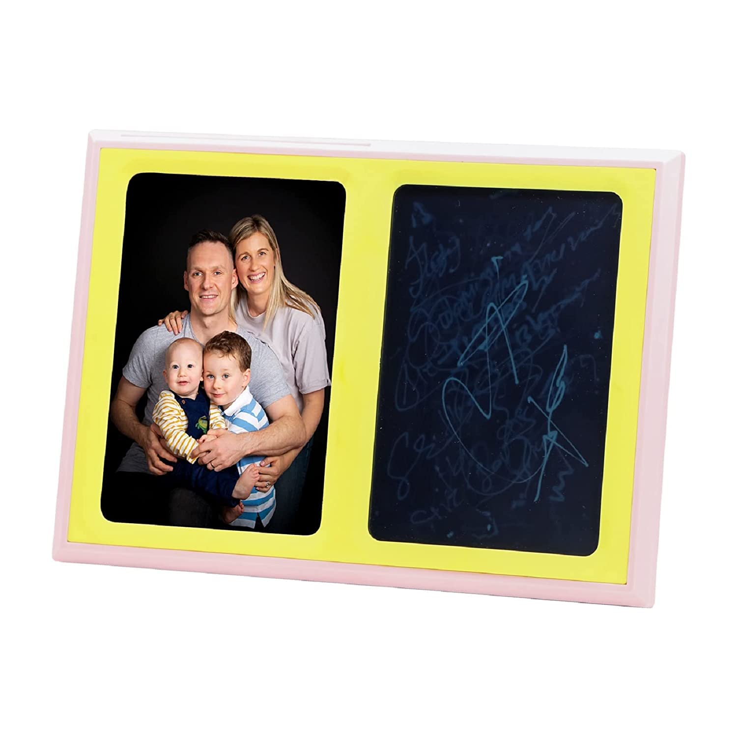 LAVNIK 2 in 1 Photo Frame with Writing, Drawing Pad Erasable Doodle Board Reusable Board Display Desktop Keepsake Frames,Picture Stand Massage for Tabletop and Wall Decoration Best Gifts for Family-picture-18