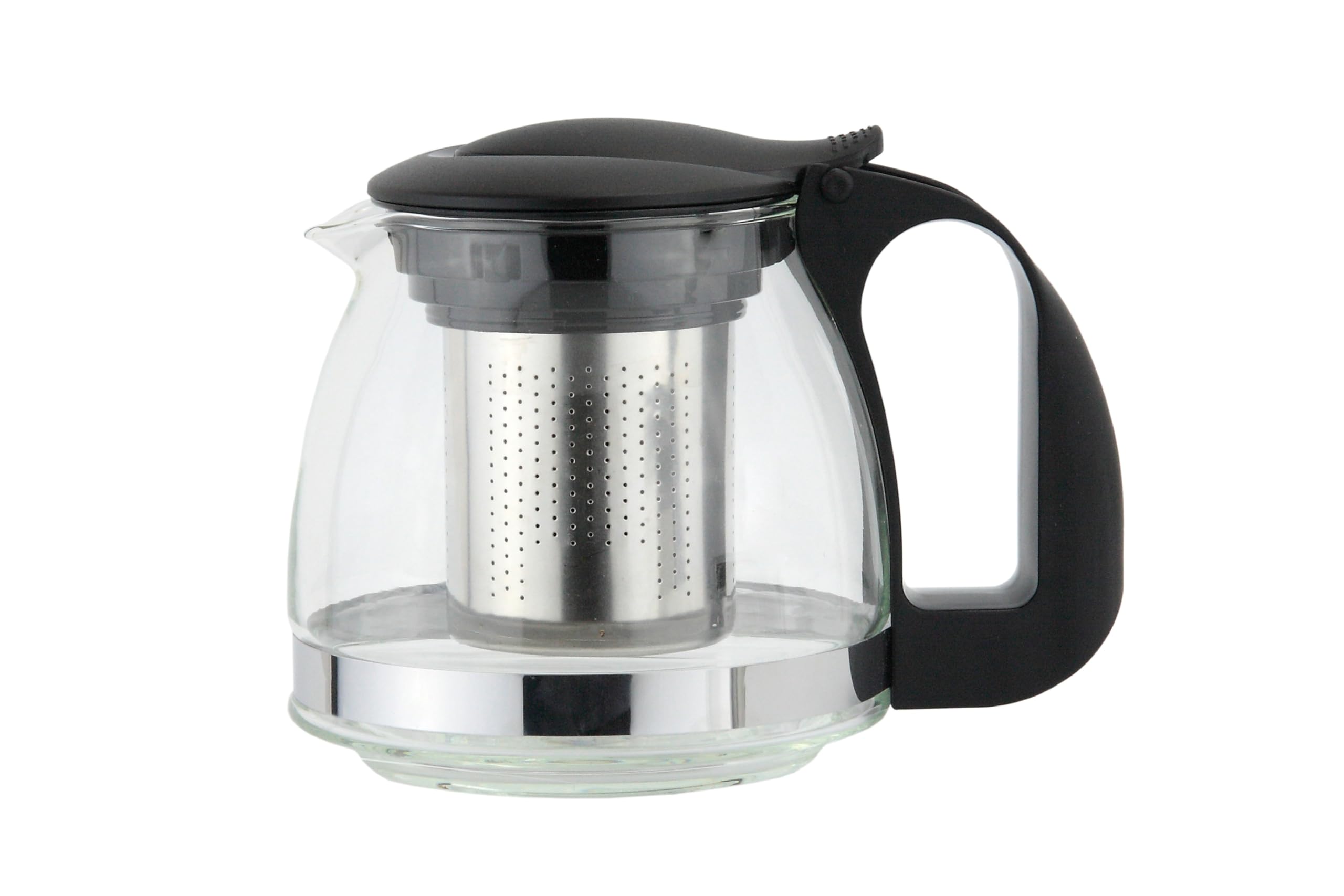 Apollo The Housewares Brand Multi-Colour Glass Teapot 600Ml