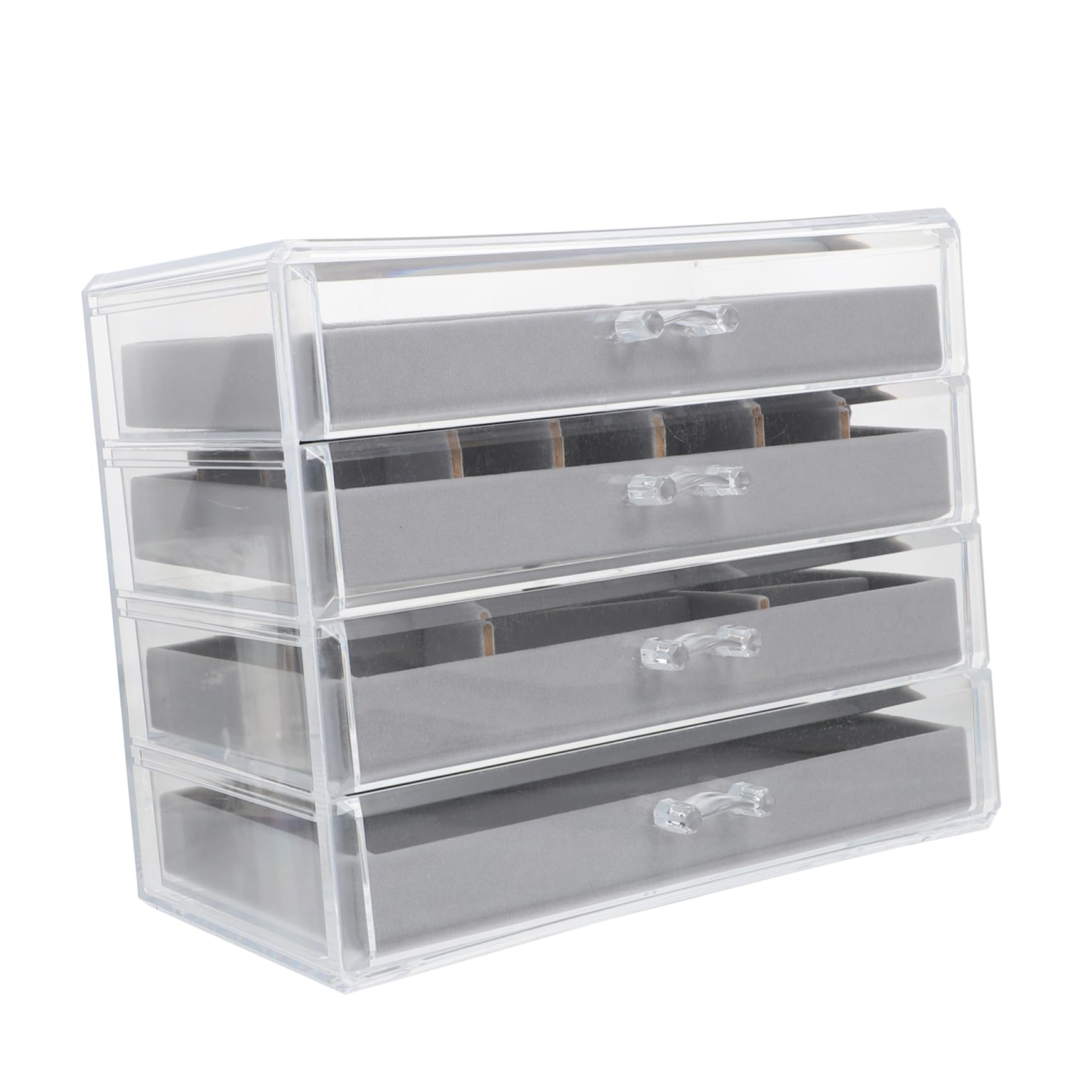 Organizer Cosmetici da Scrivania Multi-livello in Ps Cassetto