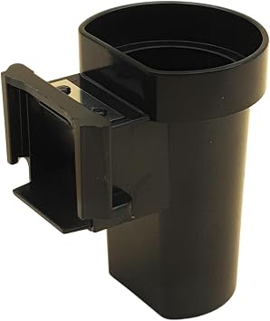 Coffee Powder Spout Powder Chute 421941230122 Compatible with Philips EP 1200 2200 3200 4300 5400 Series Compatible with Saeco Incanto Intelia Intuita Minuto Moltio Syntia Xsmall Black