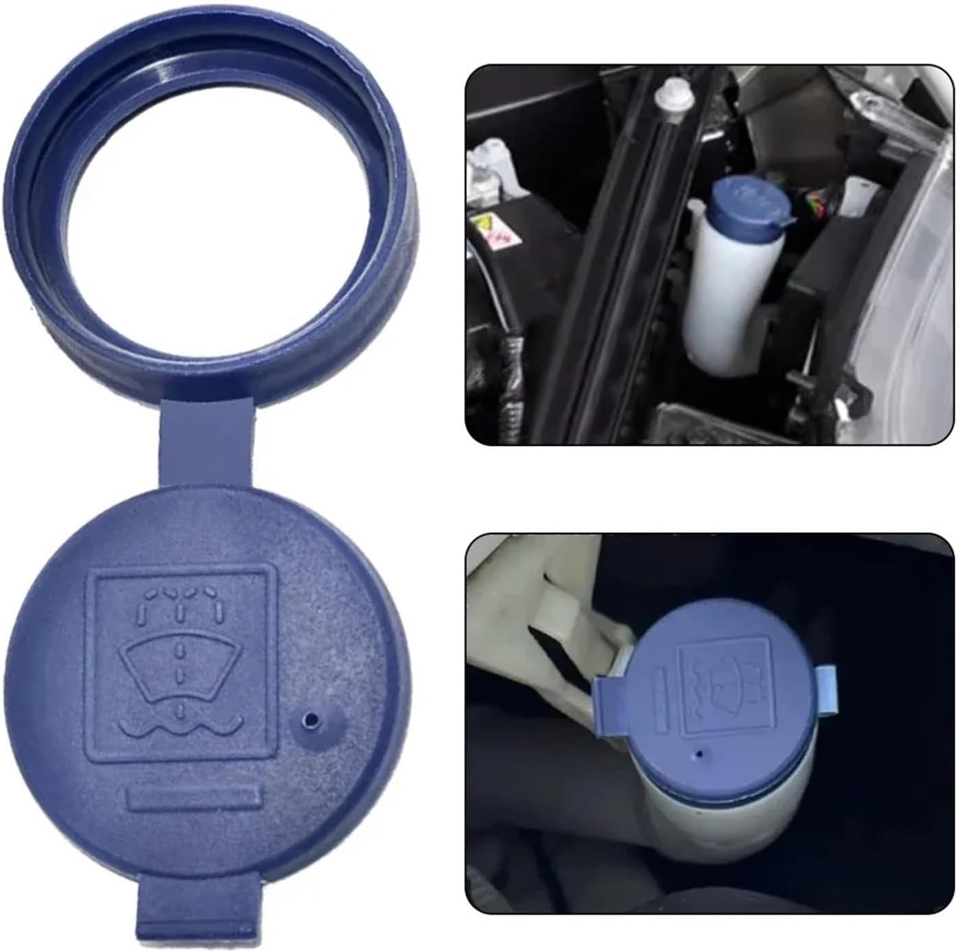Car Windshield Washer Reservoir Cover Fit For Fiat Fit For Alfa 500 Universal Washer Fluid Cap