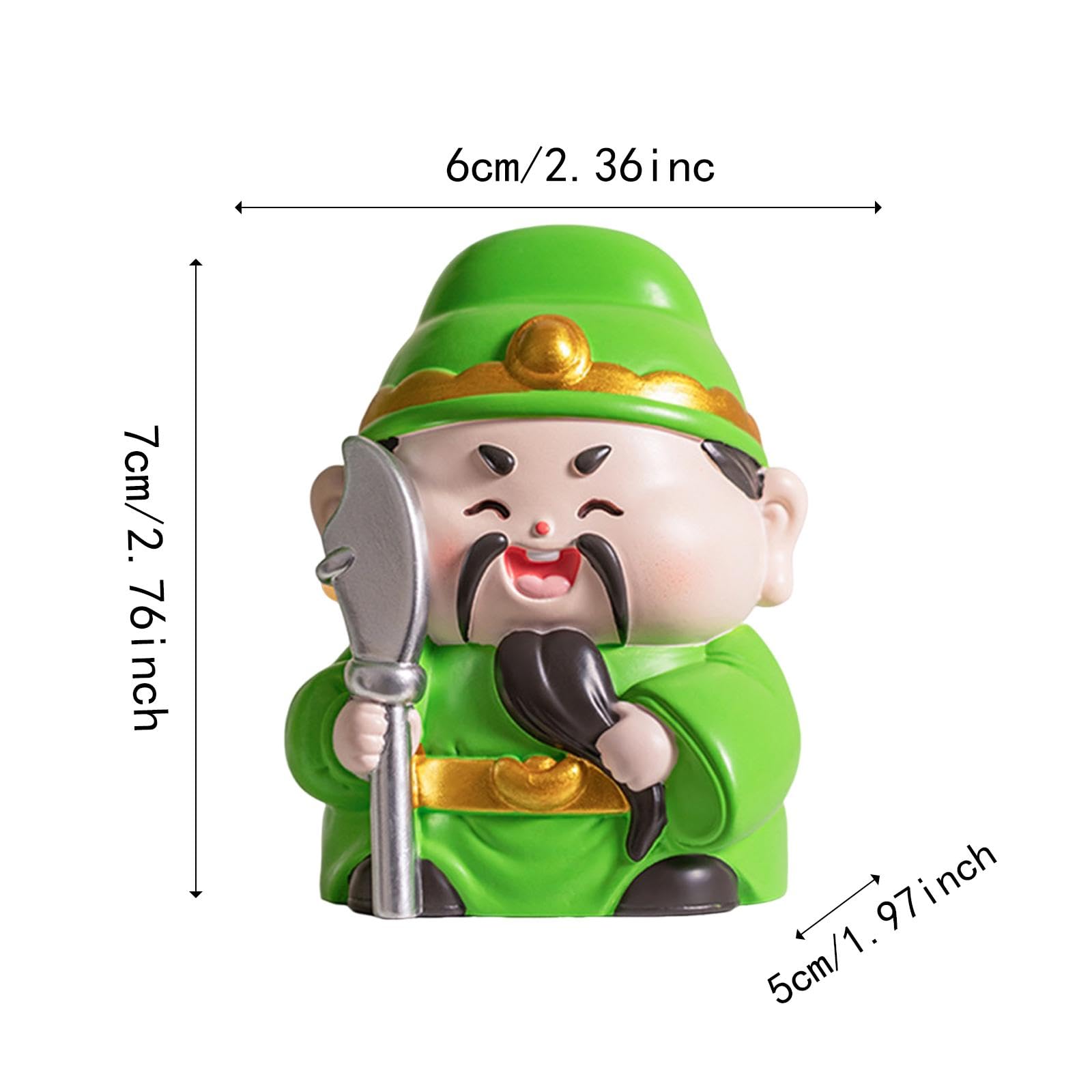 Amazon.co.jp: petsola 中国の神字型風水装飾品デスクトップ彫刻樹脂製 