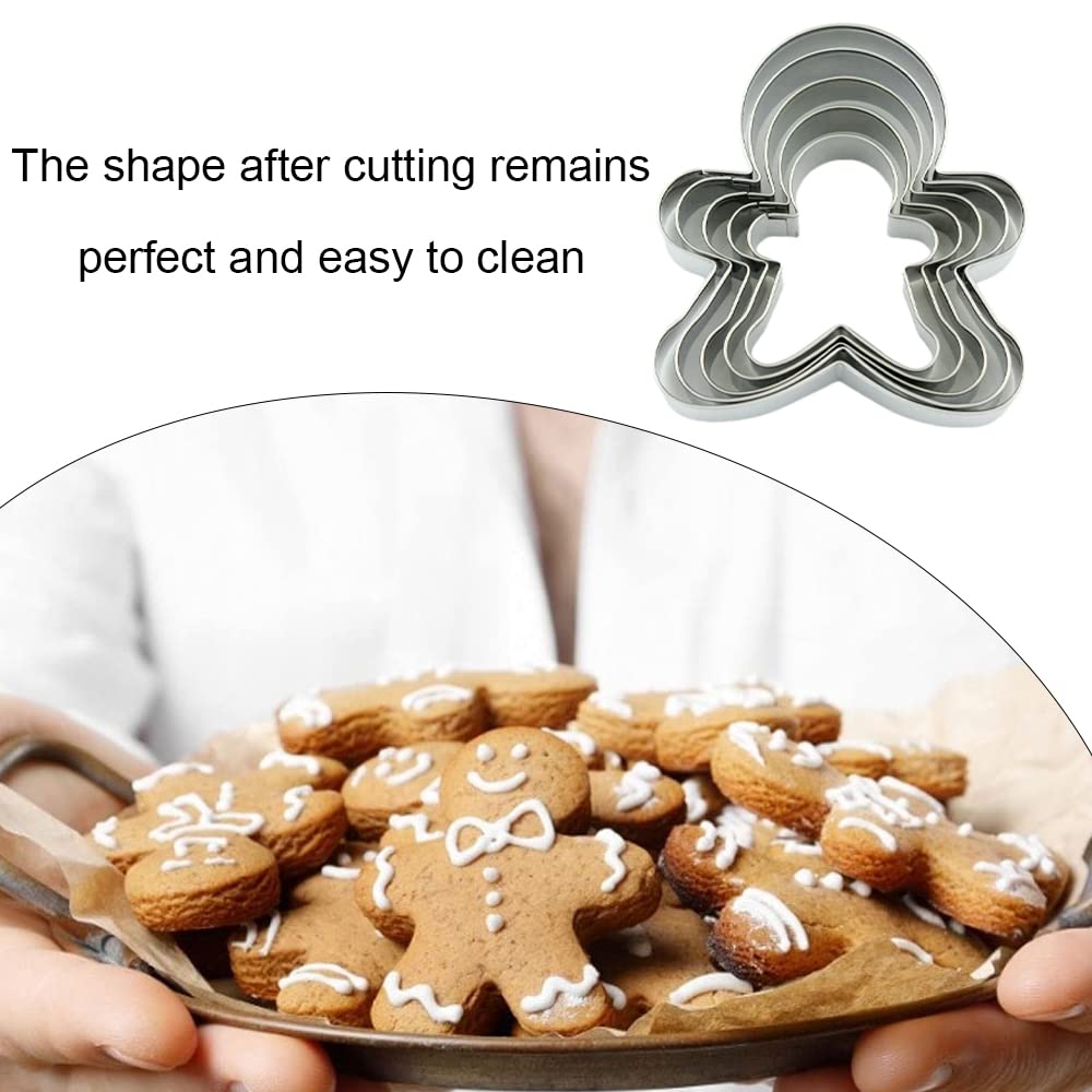 Amazon | ジンジャーブレッドマン クッキーカッター クッキースタンプ