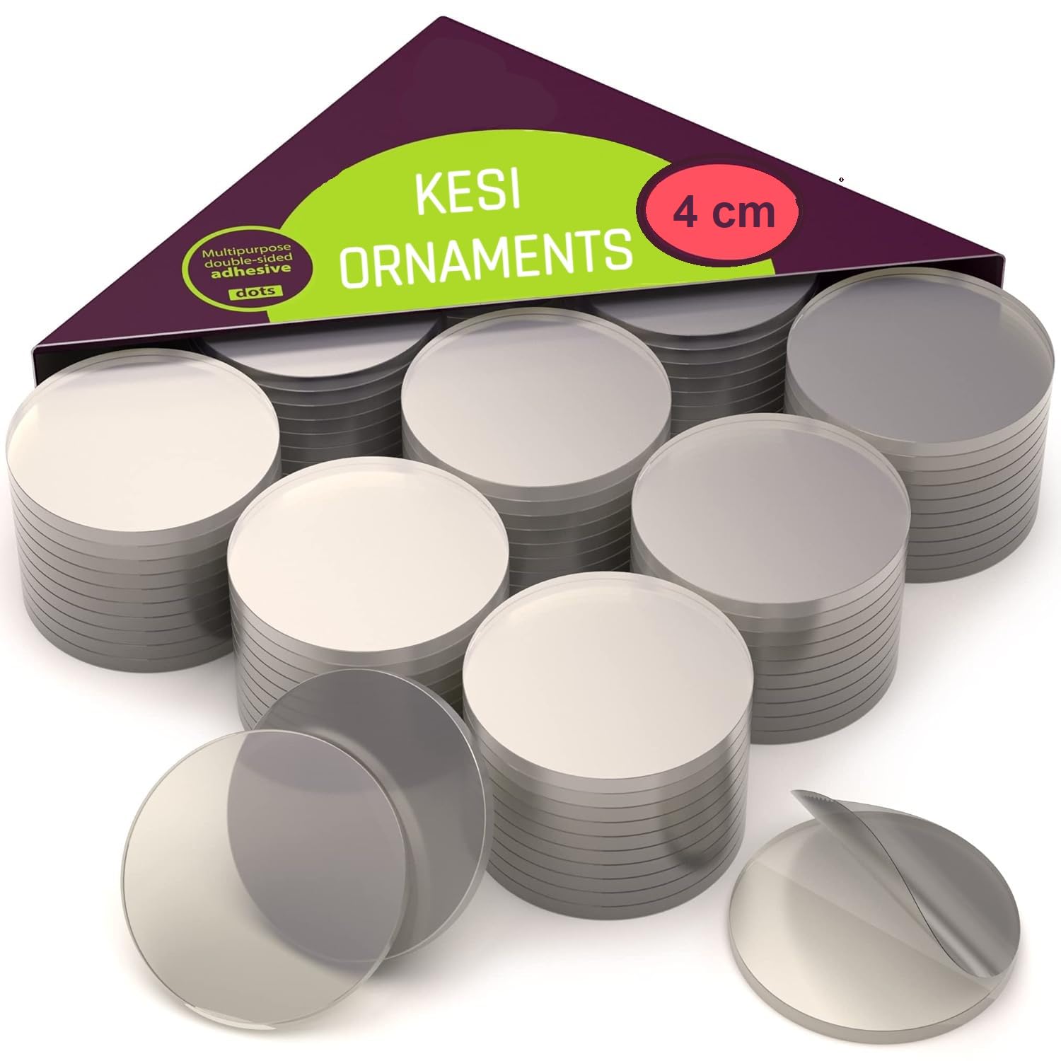 KESI 8 Pcs Clear Round Double Sided Adhesive Pads, Heavy Duty Mounting Gel Tape, Multipurpose, Waterproof, Sticky Patch, Transparent Strong Non Marking Self Adhesive Tape for DIY Crafts,Home Office (B0D9D9H3Q2) Amazon Price History, Amazon Price Tracker