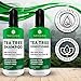 Tea Tree Shampoo and Conditioner Set – with 100% Pure Australian Tea Tree Oil - Anti Dandruff Sulfate and Paraben Free - Dry Scalp Treatment with Keratin, Vitamin B5, Collagen for Women and Men