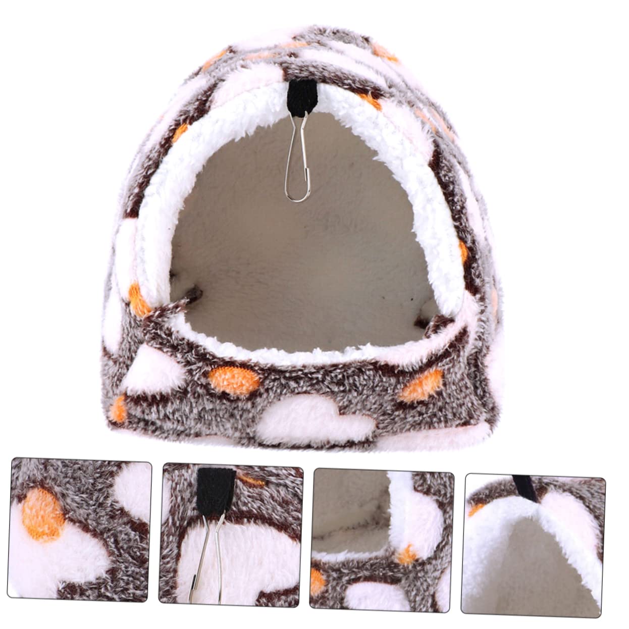 ABOOFAN 5stücke Hängematte Für Hamster Und Kleintiere Warmes Bequemes Bett Aus Baumwolle Mit Haken Für Zwerghamster Chinchillas Und Meerschweinchen Geruchlos Und Sicher