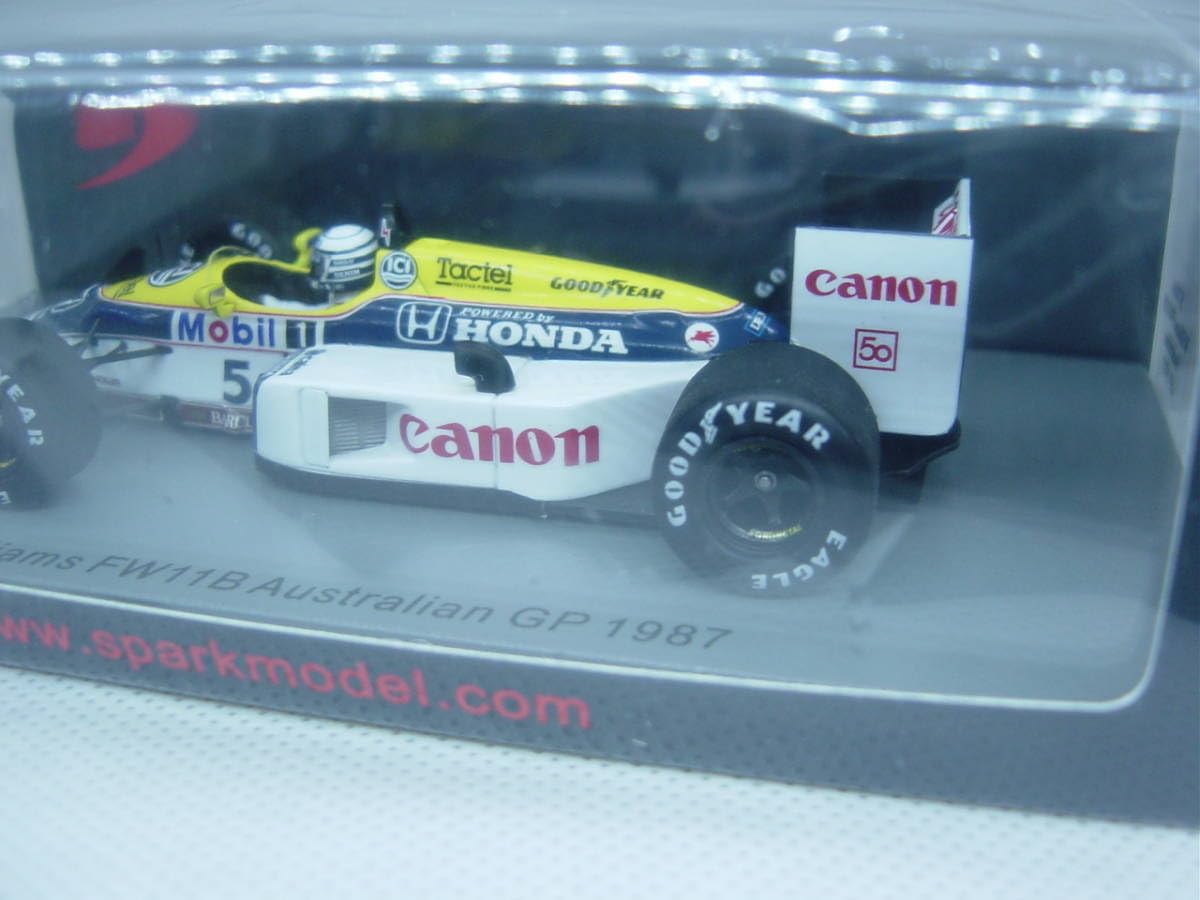 Amazon.co.jp: spark 1/43 Williams FW11B Australian GP 1987#5