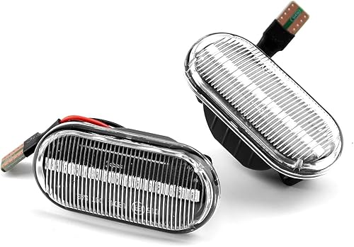 Miniatura 9 de QKLsudua 1 par de luces para guardabarros delanteros, marcadores laterales LED dinámicos compatibles con Nis-san 350Z Z33 Frontier D40 Cube Z11