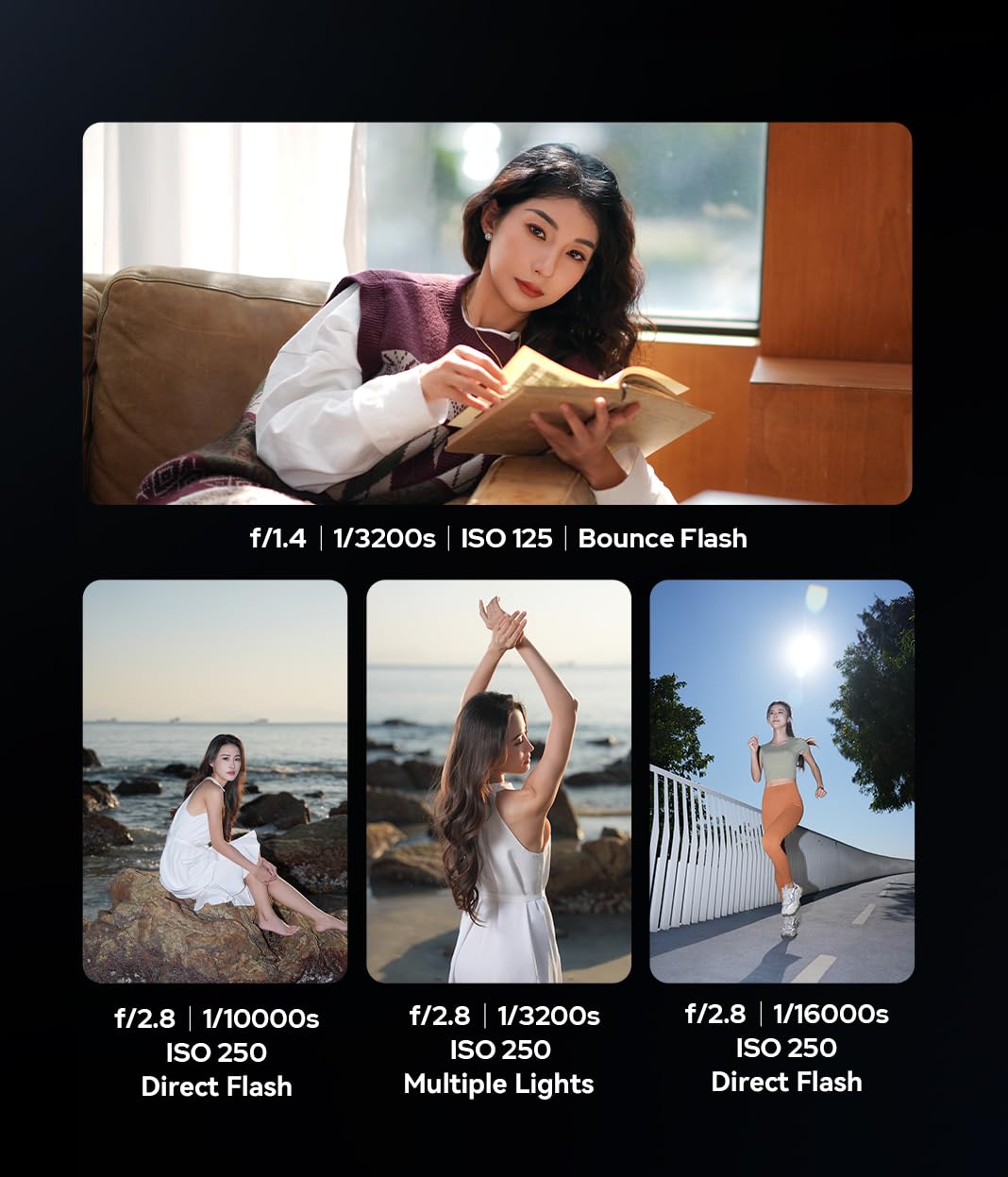 Godox V100-F V100F TTL lampa błyskowa do aparatu Fuji, Godox V1PRO-F ulepszona, okrągła głowica 100 W z ekranem OLED i SU-1, 2,4 G HSS 1/8000s Li-Ion 7,2 V/2980 mAh