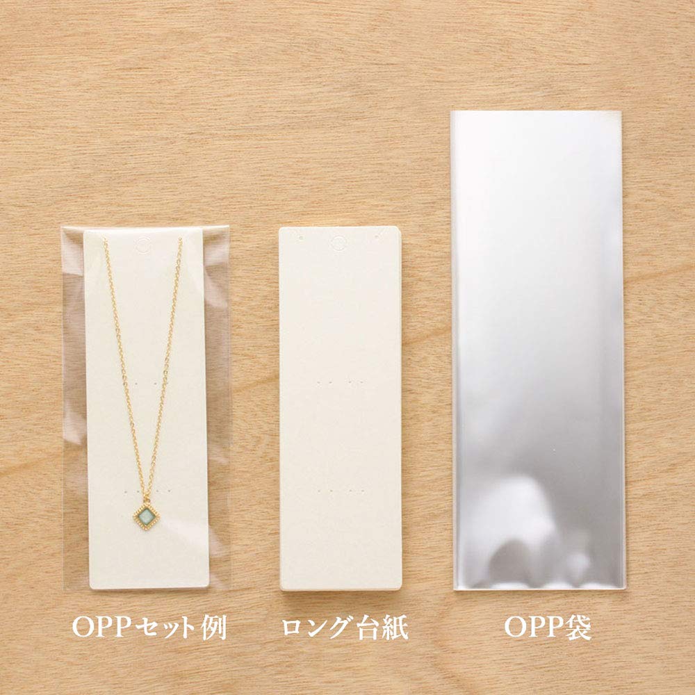 Amazon.co.jp: だいし屋 日本製 OPP袋 縦長ロング台紙用 20×7cm