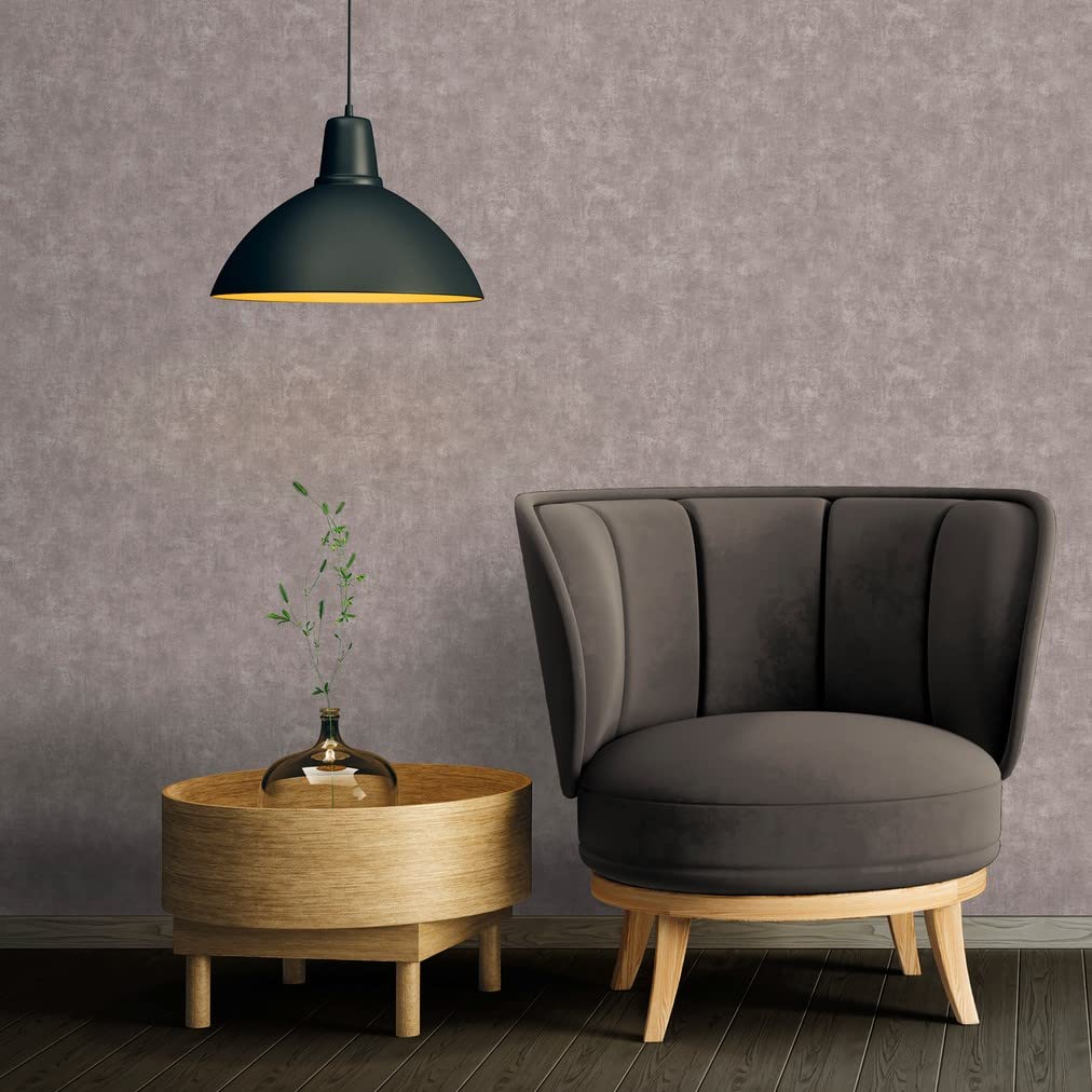 Papier peint intissé gris uni Terra pour masquer les fissures et défauts des murs