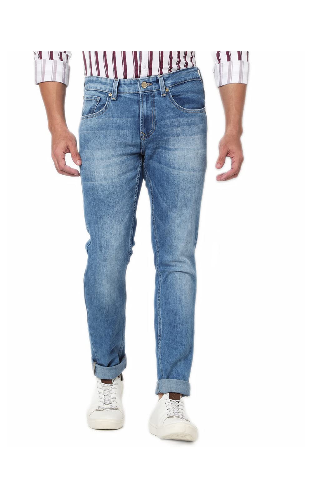 SpykarMen's Regular Fit Jeans