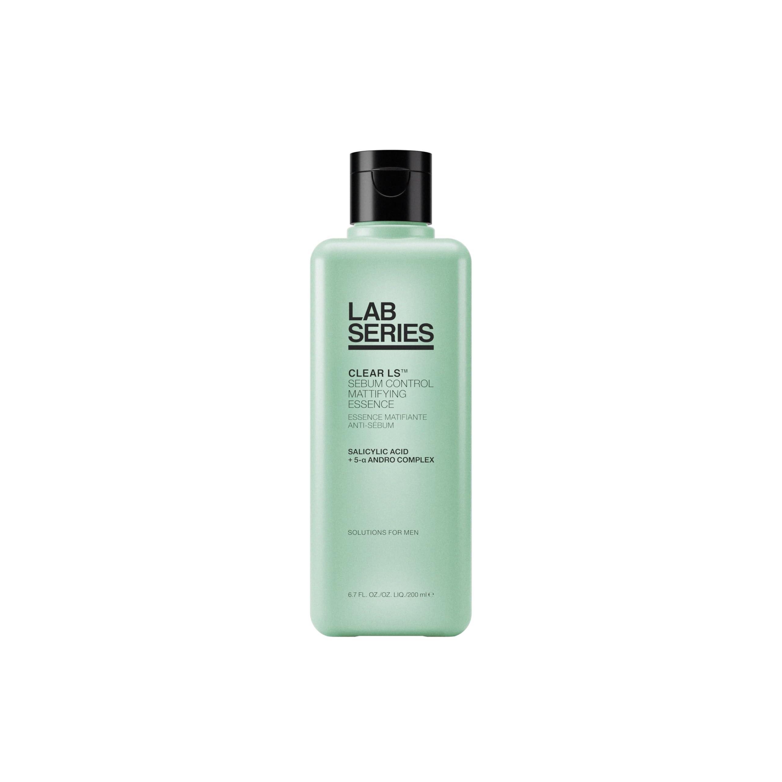 Lab Series Clear LS Oil Control Mattifying Toner for Men with Salicylic Acid | Men's Face Essence Suitable for Acne Prone Skin - Skin Care for Men, 6.7 Fl Oz