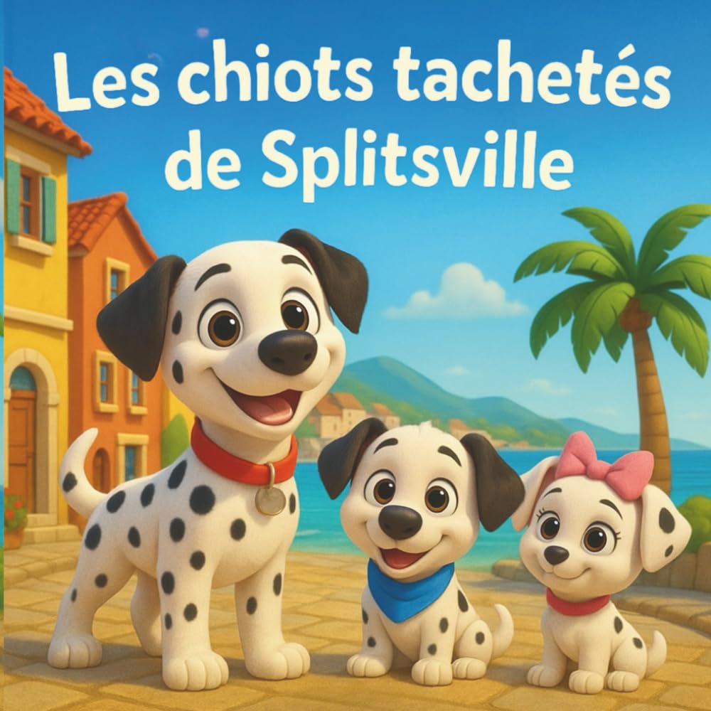 Les chiots tachetés de Splitsville: Aventure dans un livre pour enfants | Une aventure en rimes avec trois Dalmatiens de Croatie | Animaux | Chiens | ... 3 à 8 ans (Children's Storybooks in French)