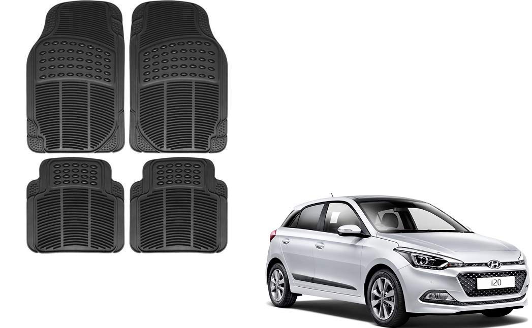Skynex Black Rubber Floor/Foot Mat Set of 4 for Hyundai I20 Amazon.in Car & Motorbike