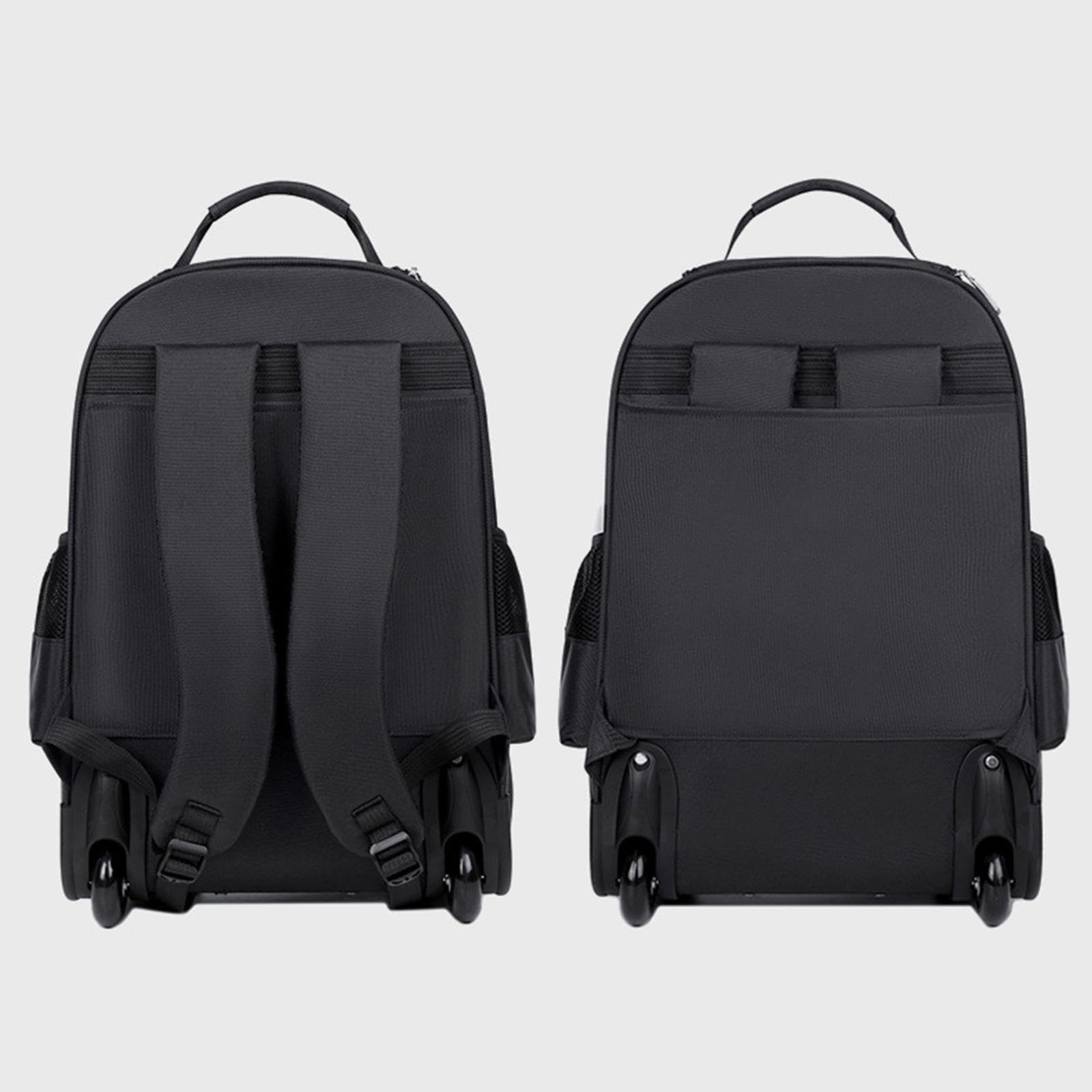 Sac à roulettes Multifonctionnel avec, Noir, 50 x 34 x 22 cm