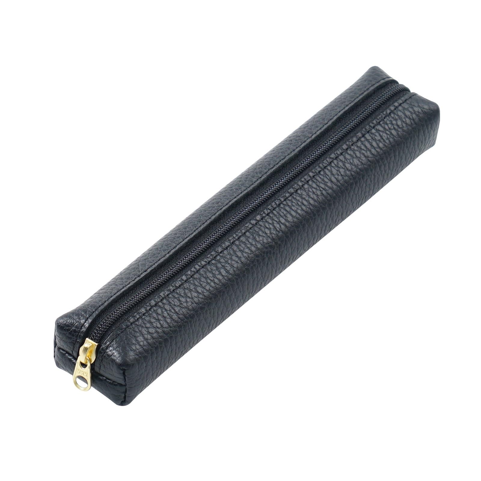 DUMRALBQE Wooden Jewelry Box Leather Pencil Case Pouch Kids Simple for Storage and Organization(Noir)