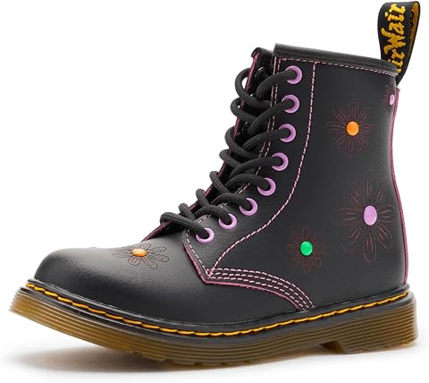 Детские ботинки Dr. Martens 1460 J, цвет: Чёрный
