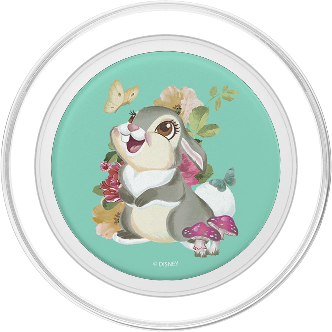 Disney Bambi Thumper Floral Portrait PopSockets MagSafe PopGrip for iPhone