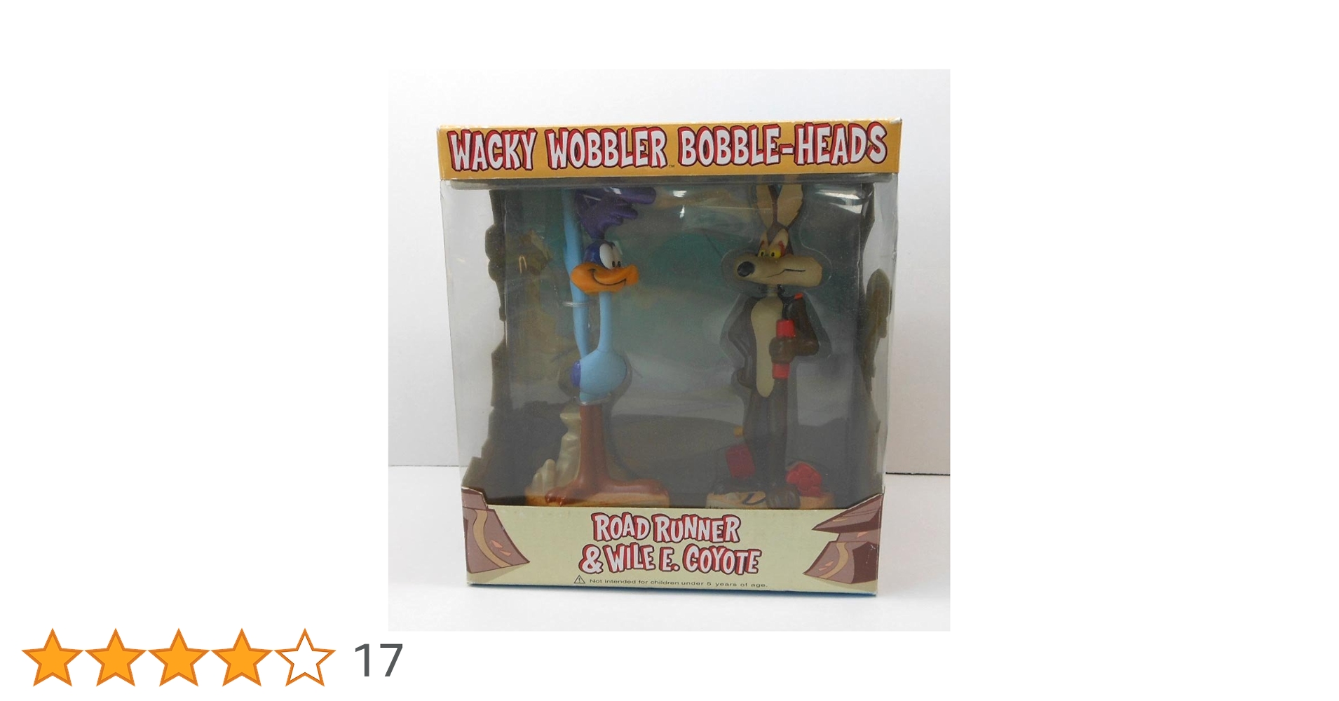 Looney Tunes Road Runner & Wile E. Coyote Bobble-Head