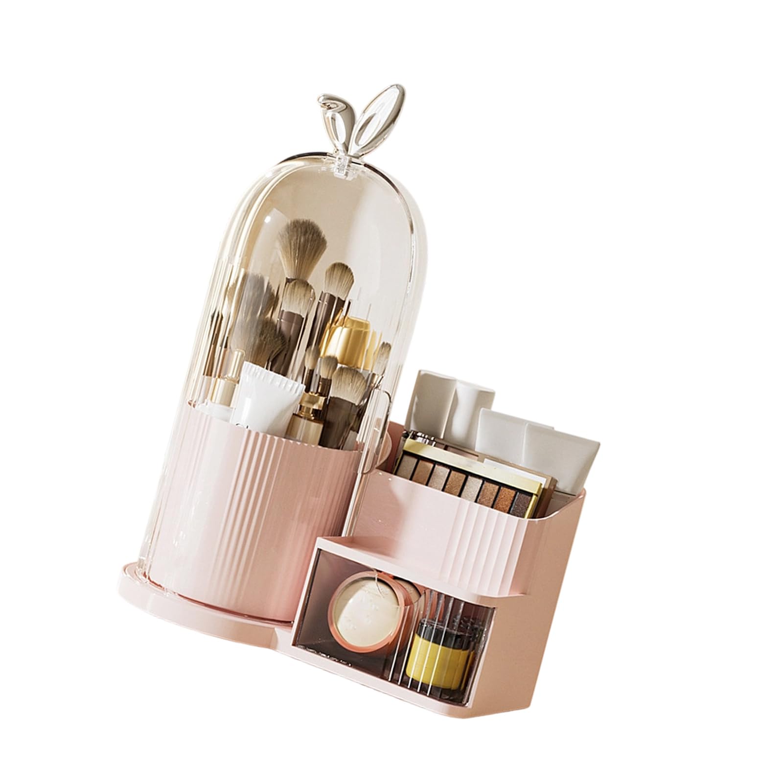 PANGBOER 360 Degree Rotating Makeup Holder for Cosmetics Brushes Stationery and Small Bathroom Items Offices Desk Planner