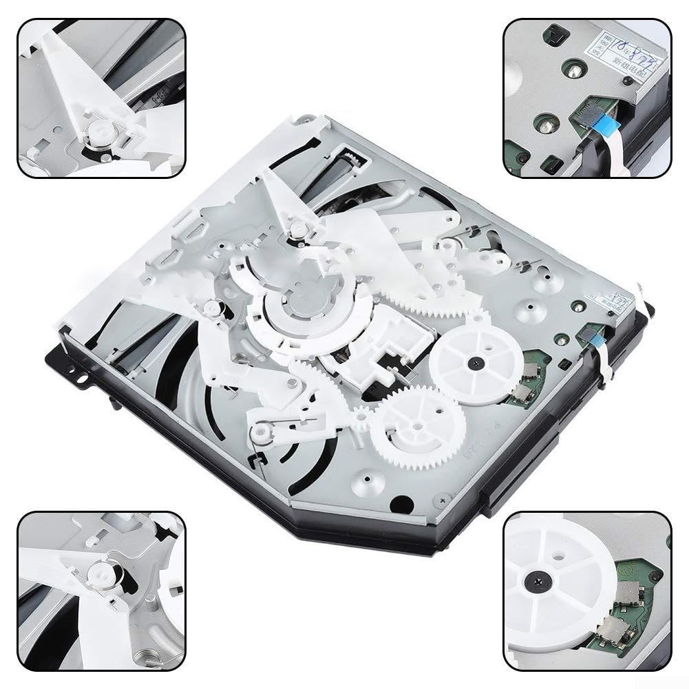Lecteur de disque de rechange PS4 prenant en charge les formats BluRay, DVD, CD, lecteur optique portable pour une expérience de jeu et multimédia fluide