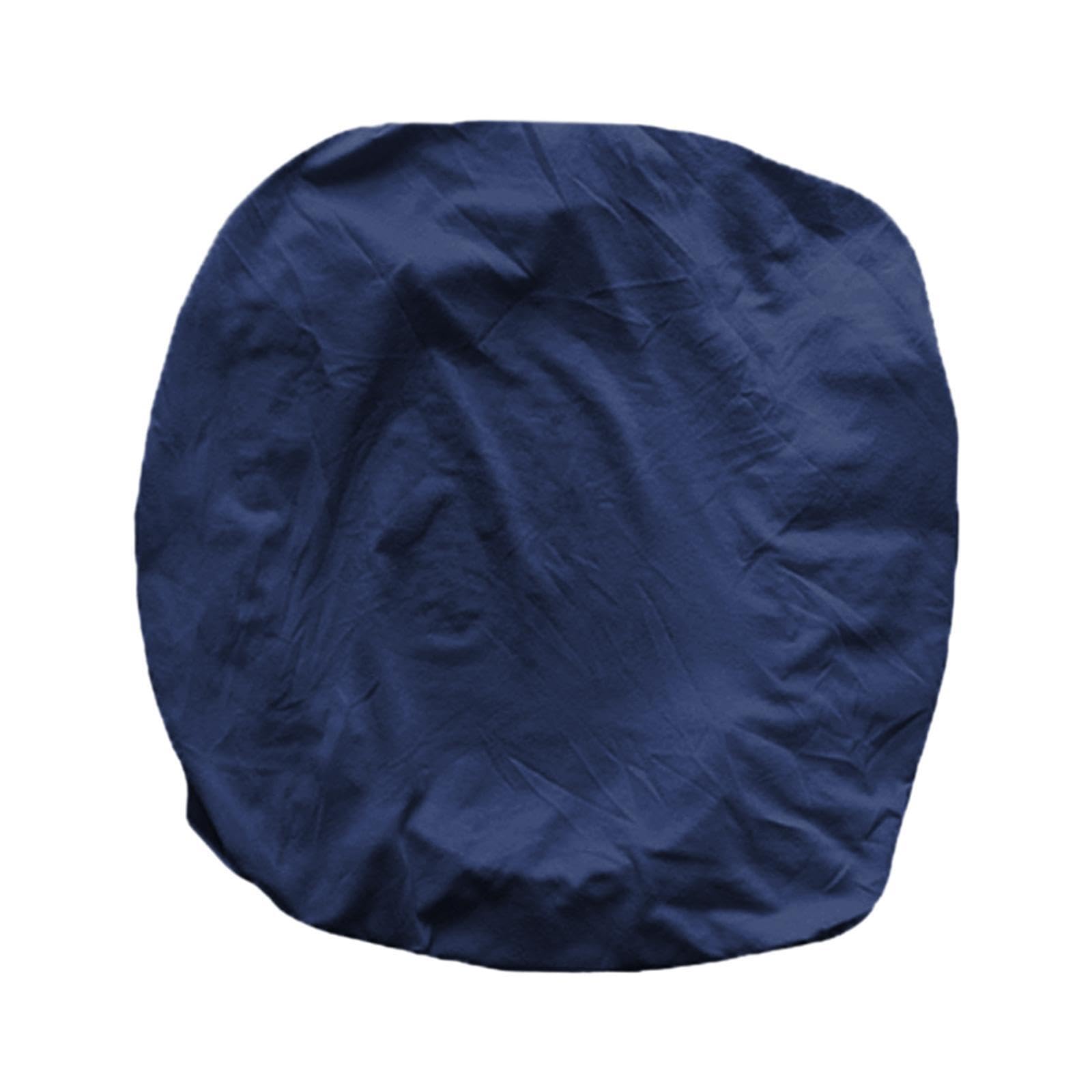 Zambuph Top Seat Slipcover Stretch Computer Chair Covers Ensuring Vitality Of Office Equipment Dining Room Chair Covers Dustproof Seat Slipcover Breathable, Navy Blue, 38-48cm
