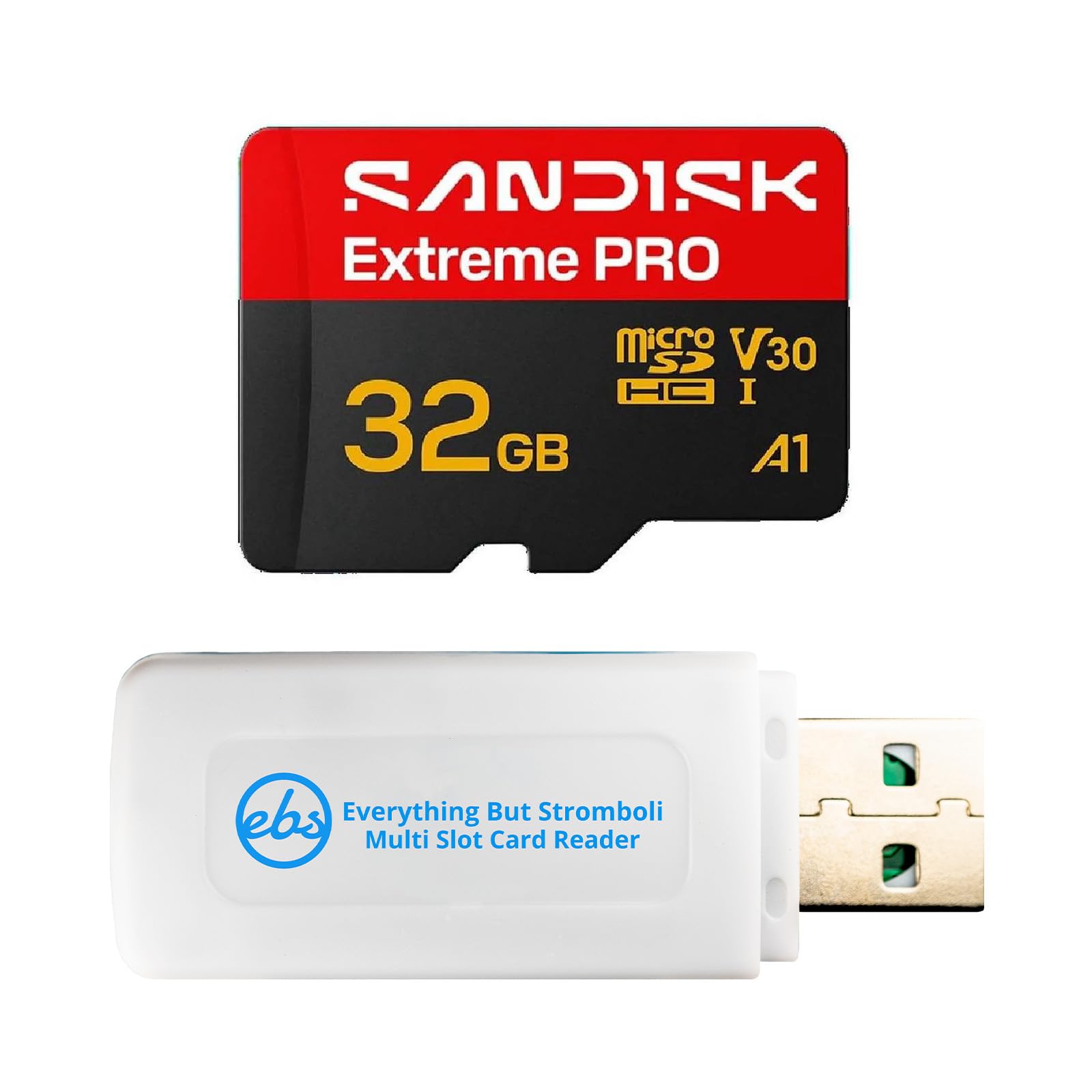 SanDisk - Tarjeta de memoria MicroSDHC Extreme Pro U3 V30 de 32 GB SDSQXCO